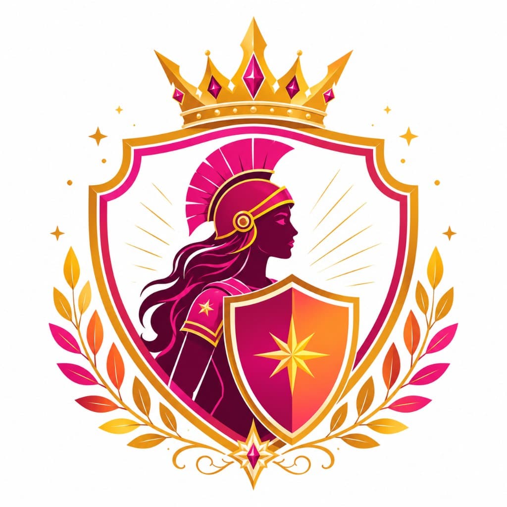 The Shield and Crown — warrior spirit emblem of Mu Alpha Rho