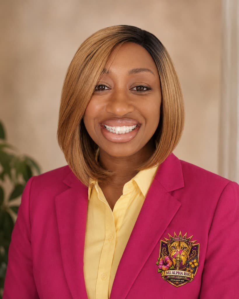 NaKeasha L. Garth, Board Liaison of Mu Alpha Rho Military Sorority, Inc.