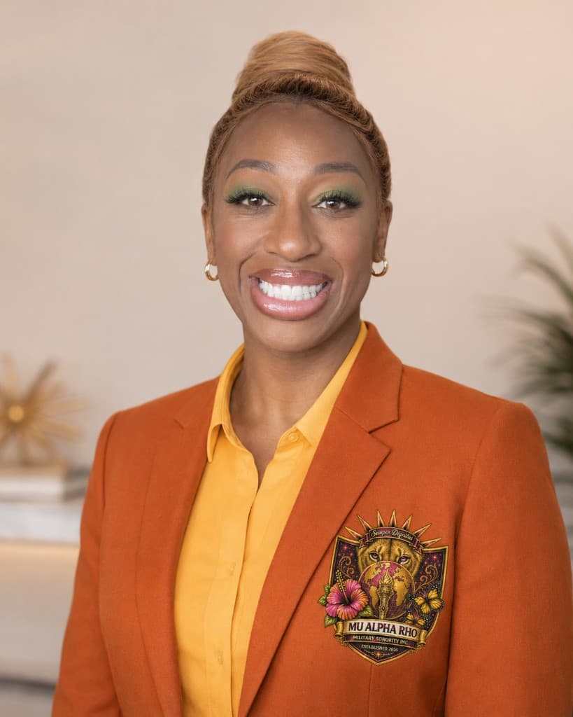 NaKeasha L. Garth, Executive Director of Mu Alpha Rho Military Sorority, Inc.